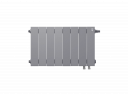 Биметаллический радиатор отопления Royal Thermo PianoForte 300 VDR80 8 секций Silver Satin