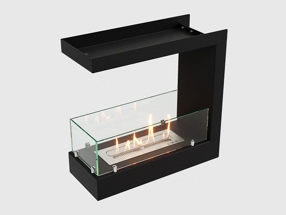 Встроенный биокамин Lux Fire Торцевой 490 S ВБКТ-490S