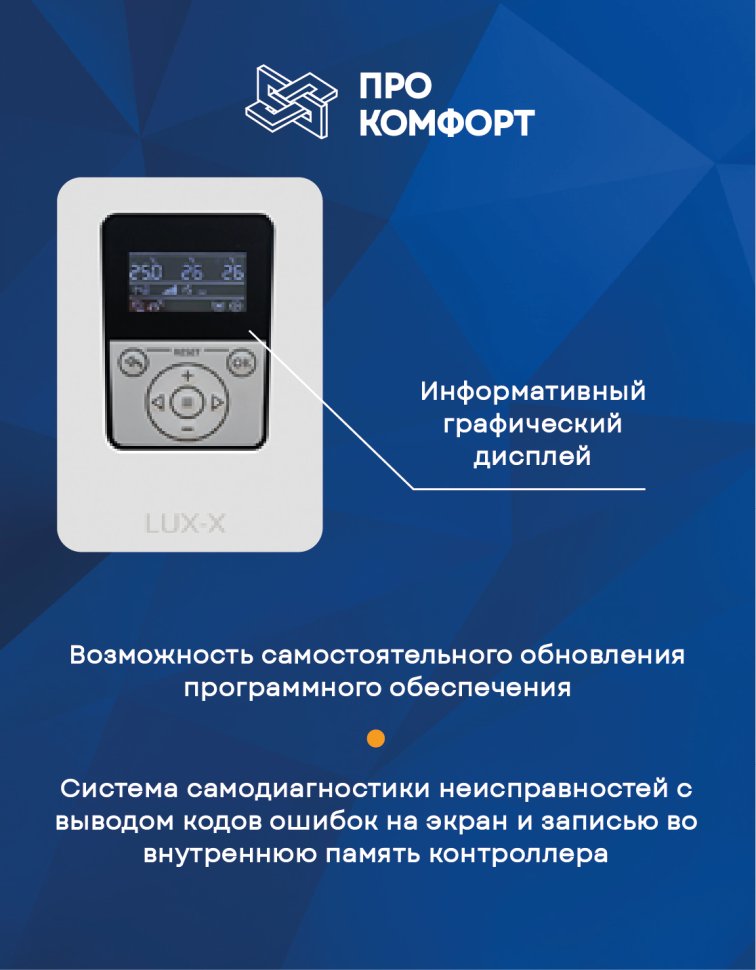 Настенный электрический котел Zota LUX-X 12