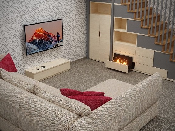 Модульный выдвижной биокамин Lux Fire Фаер Бокс 670 ФБ-670