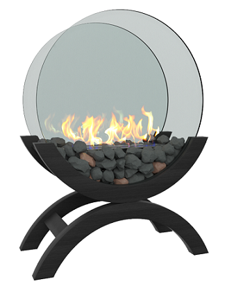 Биокамин напольный Zefire Iris Mini