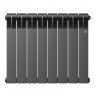 Биметаллический радиатор отопления Royal Thermo Revolution Bimetall 500 2.0 8 секций Noir Sable