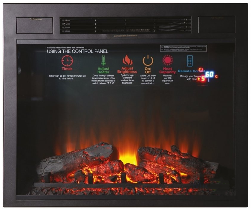 Каминокомплект Interflame Памир сланец темный дуб с очагом Sirius 30 LED FX Black
