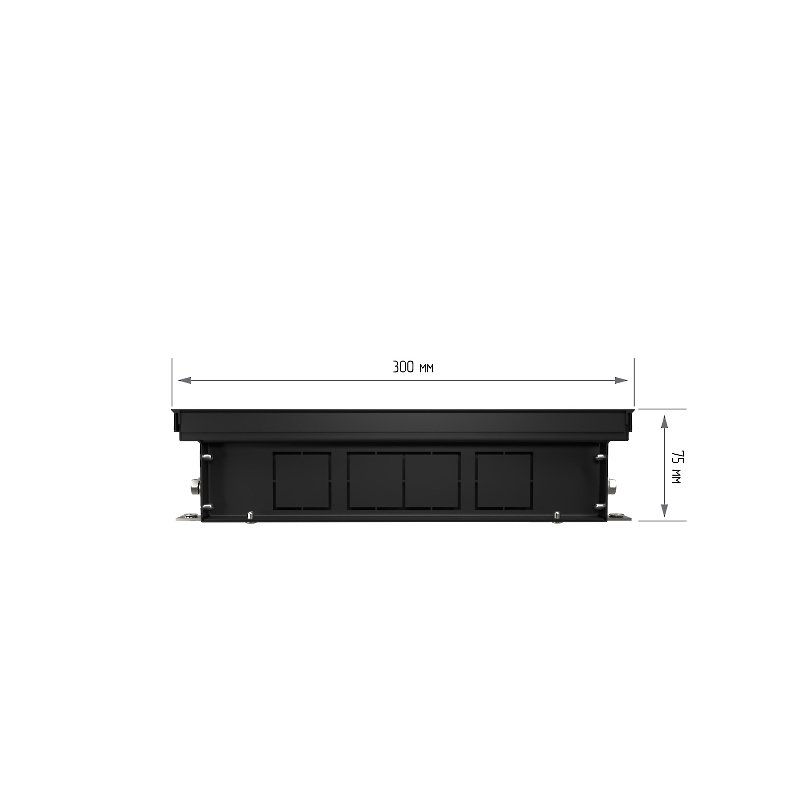 Внутрипольный конвектор Royal Thermo Atrium 75/300/2000-DG-U-DB