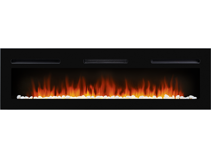 Каминокомплект Firelight Porto Long с очагом Electrolux Infinity EFP/P-1600ULS камень черный/шпон венге