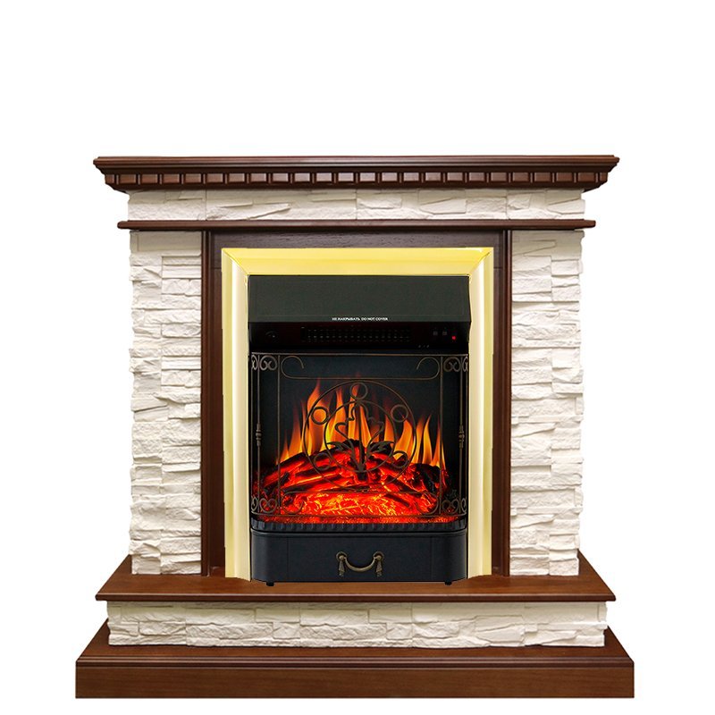 Каминокомплект Royal Flame Calgary с очагом Majestic FX Brass