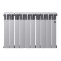 Биметаллический радиатор отопления Royal Thermo Revolution Bimetall 500 2.0 10 секций Silver Satin