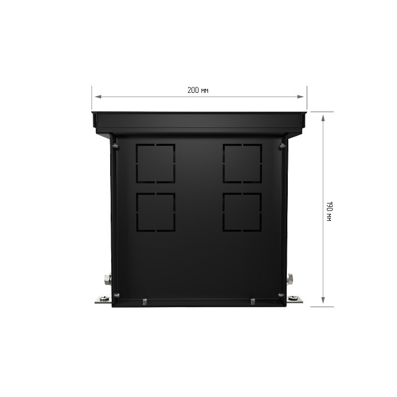 Внутрипольный конвектор Royal Thermo Atrium 190/250/1800-DG-U-LB