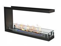 Биокамин торцевой сквозной Zefire Standart 900