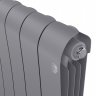 Биметаллический радиатор отопления Royal Thermo Infinity 500 4 секции Silver Satin