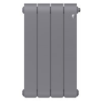 Биметаллический радиатор отопления Royal Thermo Infinity 500 4 секции Silver Satin