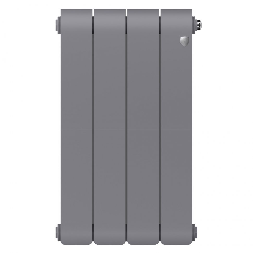 Биметаллический радиатор отопления Royal Thermo Infinity 500 4 секции Silver Satin