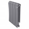 Биметаллический радиатор отопления Royal Thermo Infinity 500 4 секции Silver Satin