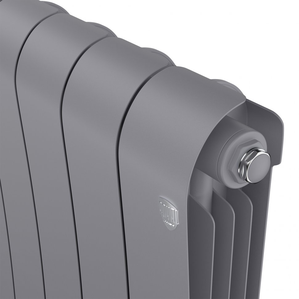 Биметаллический радиатор отопления Royal Thermo Infinity 500 6 секций Silver Satin