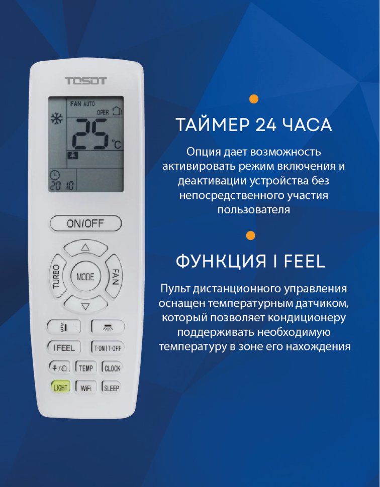 Сплит-система Tosot T12H-SLyW/I/T12H-SLyW/O Lyra X Inverter
