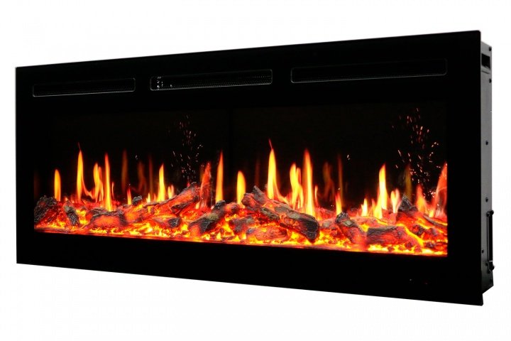Каминокомплект Royal Flame Lindos с очагом 5D V-ART 40 серый графит