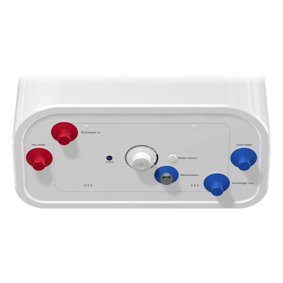 Накопительный электрический водонагреватель Thermex Flat 80 V Combi