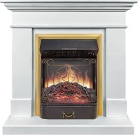 Каминокомплект Royal Flame California STD SFT с очагом Majestic FX M Brass белый (разборный)