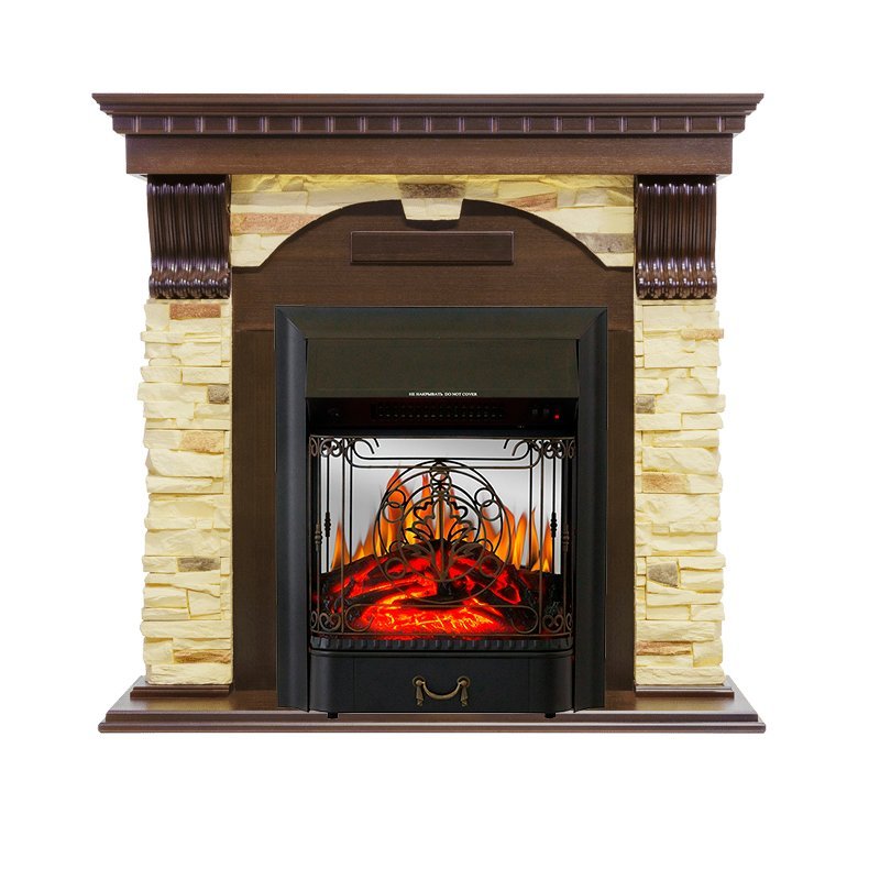 Каминокомплект Royal Flame Dublin с очагом Majestic FX M Black