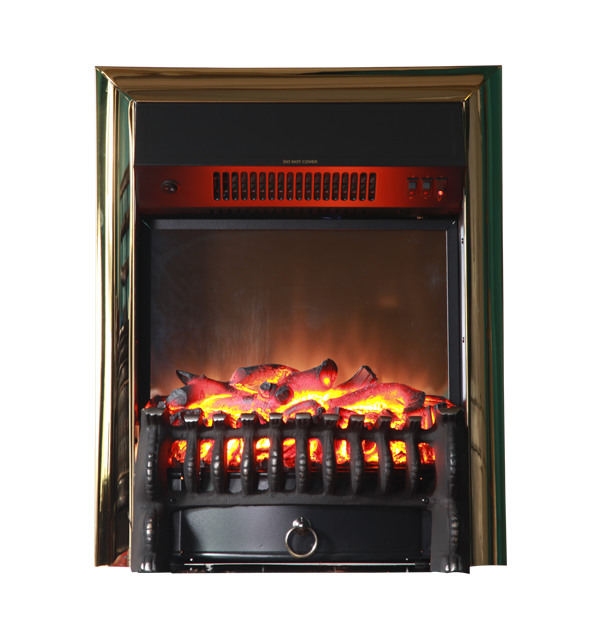 Каминокомплект Interflame Берта с очагом Fobos FX M Brass темный дуб