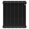 Биметаллический радиатор отопления Royal Thermo Infinity 500 6 секций Noir Sable