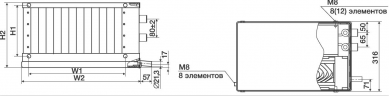 Водяной охладитель Shuft WHR-W 1000х500/3