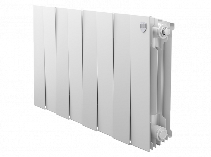 Биметаллический радиатор отопления Royal Thermo PianoForte 300 8 секций Bianco Traffico