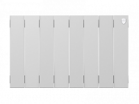 Биметаллический радиатор отопления Royal Thermo PianoForte 300 8 секций Bianco Traffico