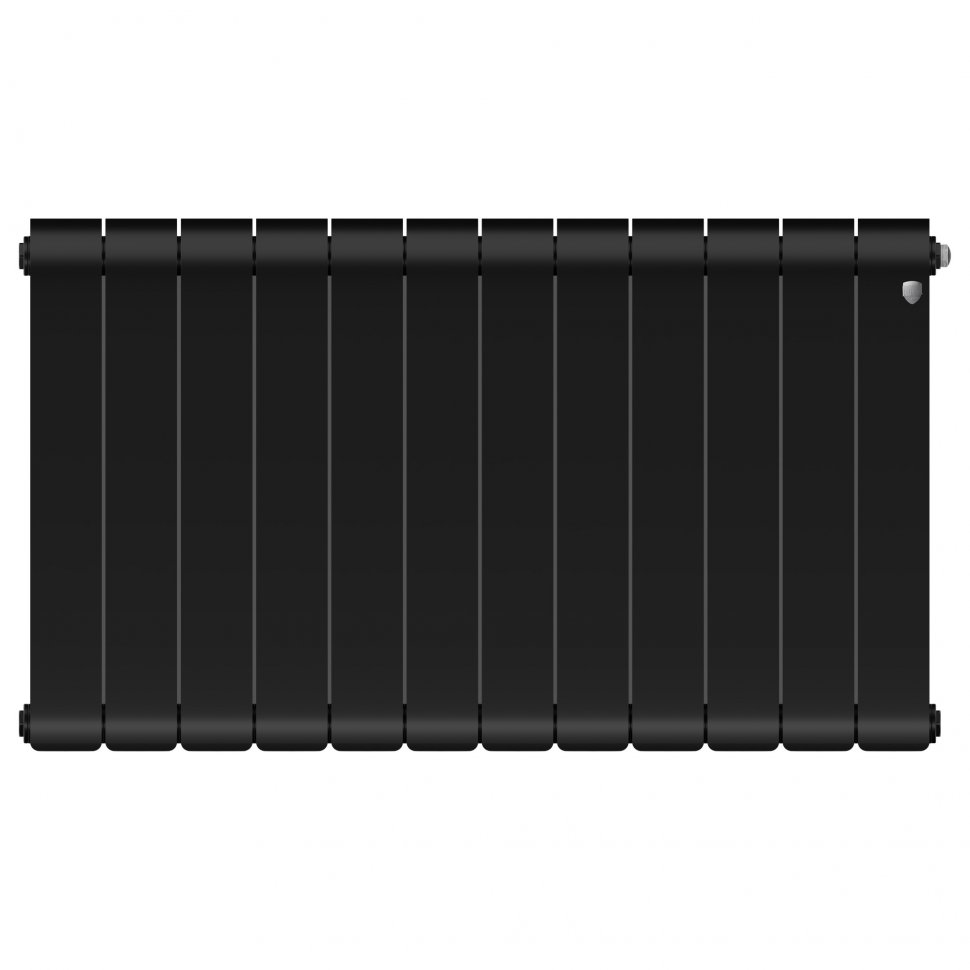 Биметаллический радиатор отопления Royal Thermo Infinity 500 12 секций Noir Sable