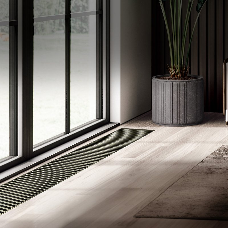 Внутрипольный конвектор Royal Thermo Atrium 190/400/1300-DG-U-NA