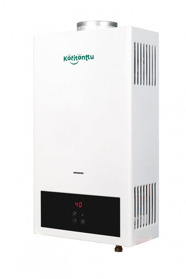 Проточный газовый водонагреватель Kotitonttu Suari S12 EM (24 кВт)