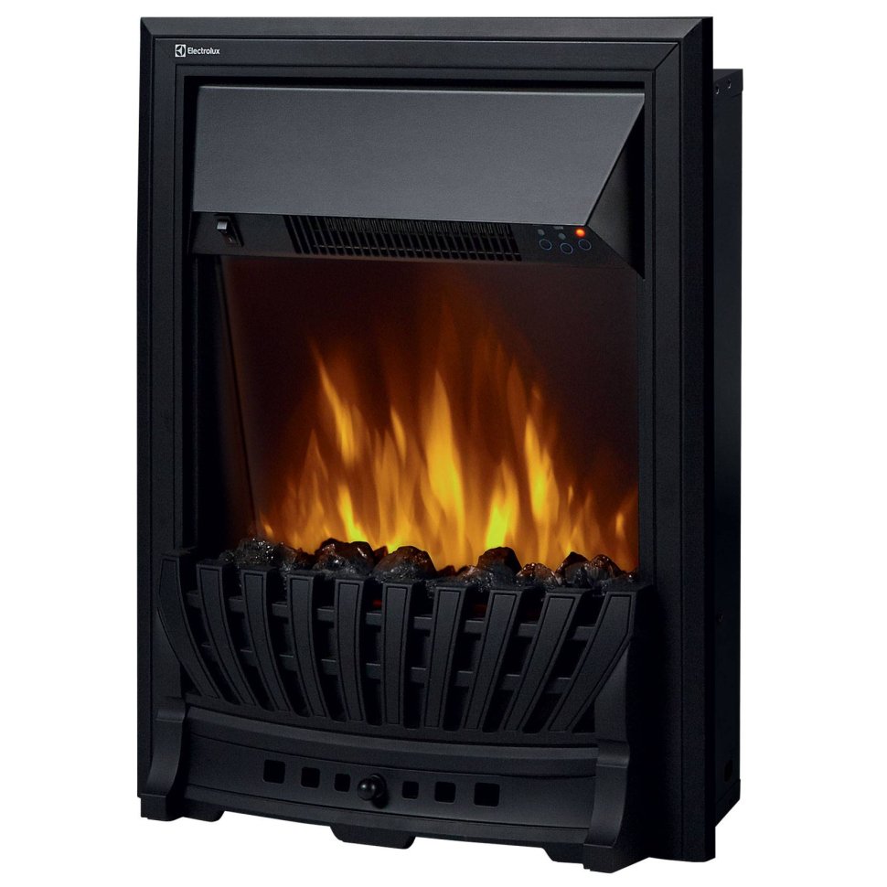 Каминокомплект Firelight Forte Wood Classic с очагом Electrolux EFP/P-1020LS камень темный/шпон венге