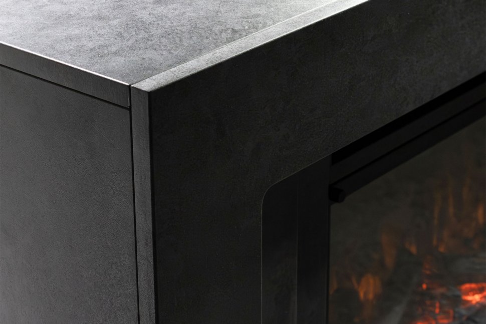 Каминокомплект Royal Flame Line SFT с очагом Design L1000RF 3D PS/LOG серый графит