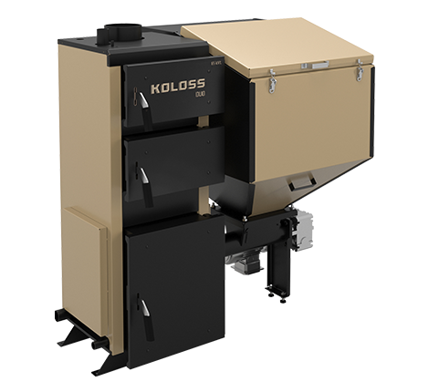 Напольный твердотопливный котел Koloss Auto DUO PLUS 55