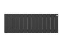 Биметаллический радиатор отопления Royal Thermo PianoForte 300 14 секций Noir Sable