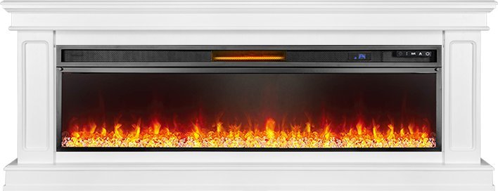 Каминокомплект Royal Flame Geneva 60 белый с очагом Vision 60 LED