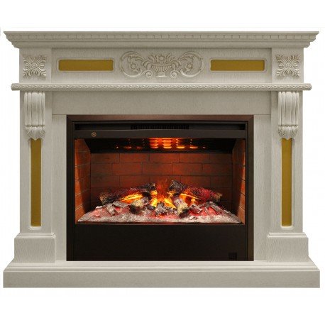 Каминокомплект RealFlame Corsica 26 WT с очагом 3D Helios 26