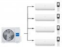 Мульти сплит-система на 4 комнаты 25+25+25+35 м2 Haier 3х AS25S2SF2FA-W+AS35S2SF2FA-W/4U85S2SR5FA Flexis Super Match