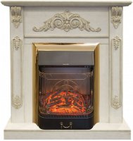 Каминокомплект RealFlame Anita STD/EUG WTG с очагом Majestic Lux Brass S