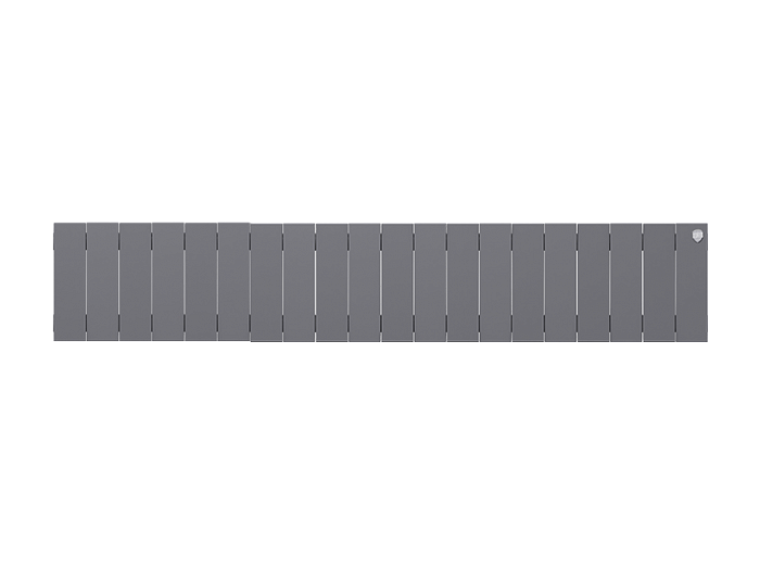 Биметаллический радиатор отопления Royal Thermo PianoForte 200 20 секций Silver Satin