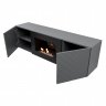 Тумба с биокамином Firelight BFP/P-1400V графит+набор керамических дров береза