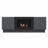 Тумба с биокамином Firelight BFP/P-1400V графит+набор керамических дров береза