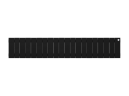 Биметаллический радиатор отопления Royal Thermo PianoForte 200 20 секций Noir Sable