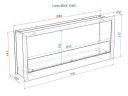 Встроенный биокамин Lux Fire Кабинет 1130 S ВБКК-1130S
