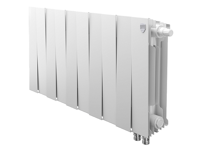 Биметаллический радиатор отопления Royal Thermo PianoForte 300 10 секций Bianco Traffico VDR