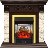 Каминокомплект Royal Flame Luxemburg с очагом Majestic FX M Brass