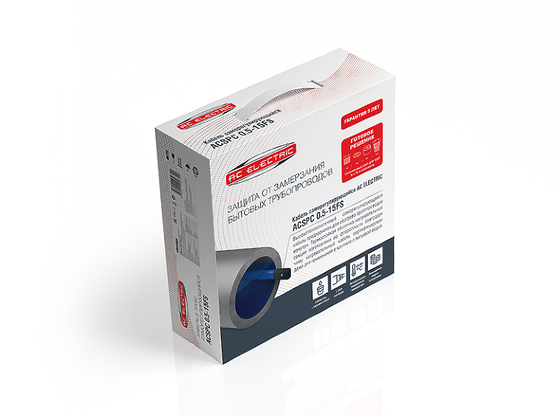 Кабель для обогрева труб AC Electric ACSC 1.2-40PS-100