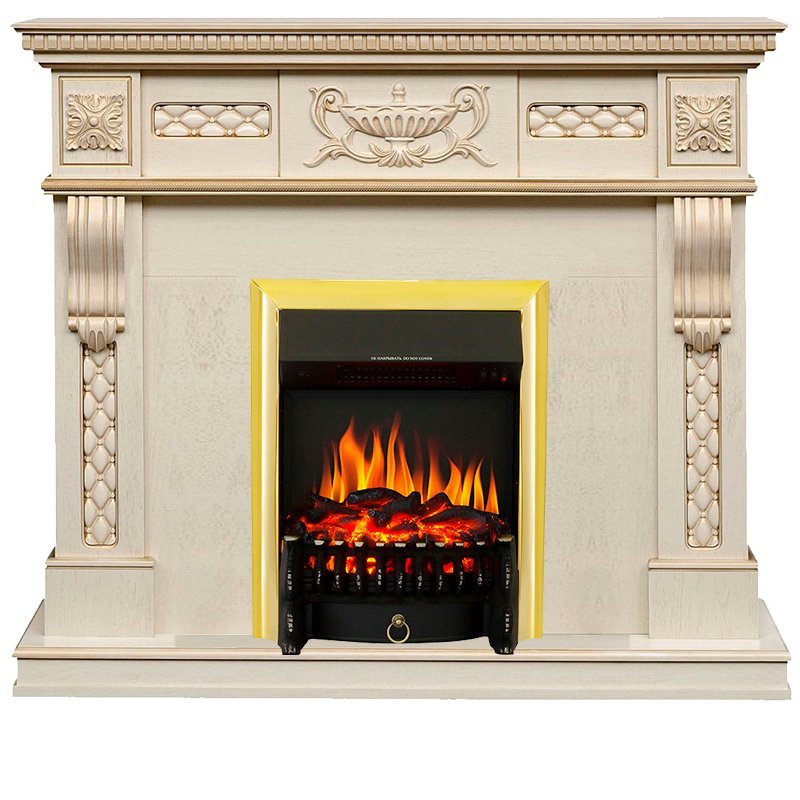 Каминокомплект Royal Flame Corsica c очагом Fobos FX Brass