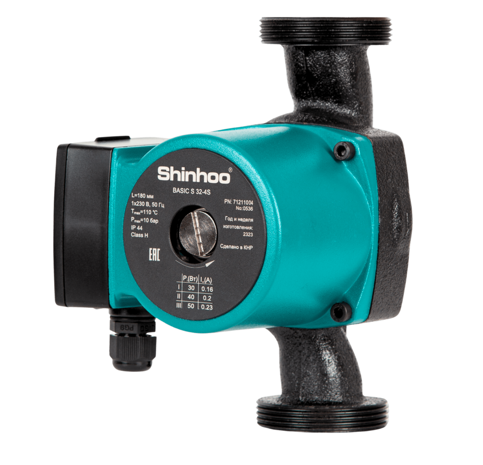 Циркуляционный насос Shinhoo Basic S 32-4S