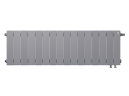 Биметаллический радиатор отопления Royal Thermo PianoForte 300 16 секций Silver Satin VDR